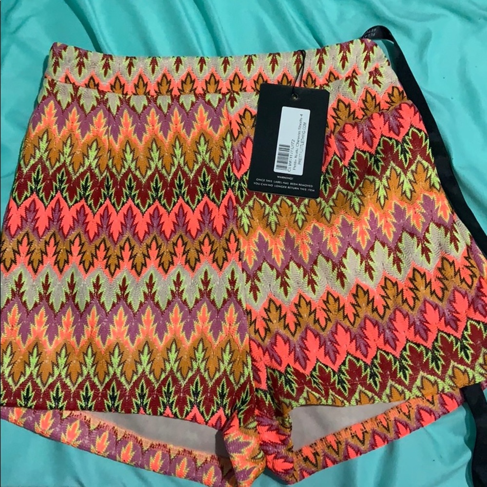 Prettily Little Thing Chevron Shorts